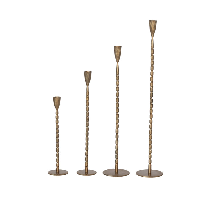 Hand-Forged Cast Iron Taper Holder