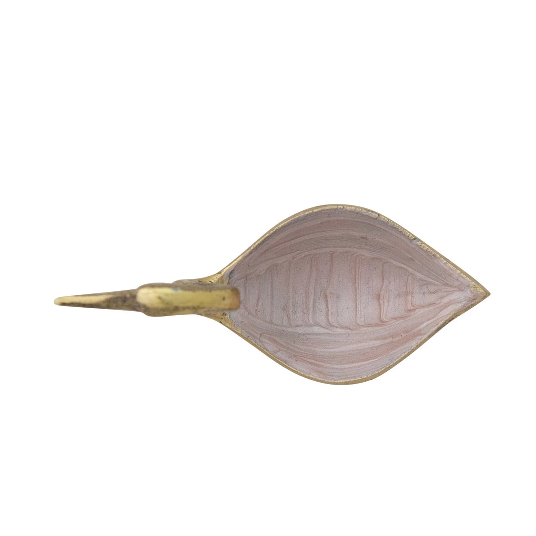 Enameled Cast Aluminum Bird Bowl