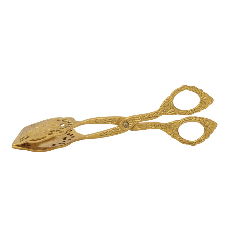 Embossed Brass Tongs