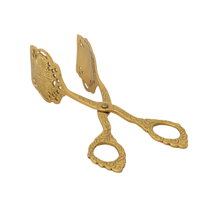 Embossed Brass Tongs