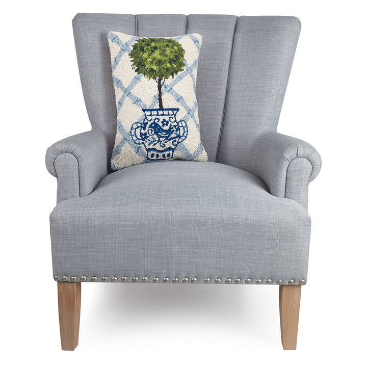 Peking Handicraft Ball Topiary Hook Pillow