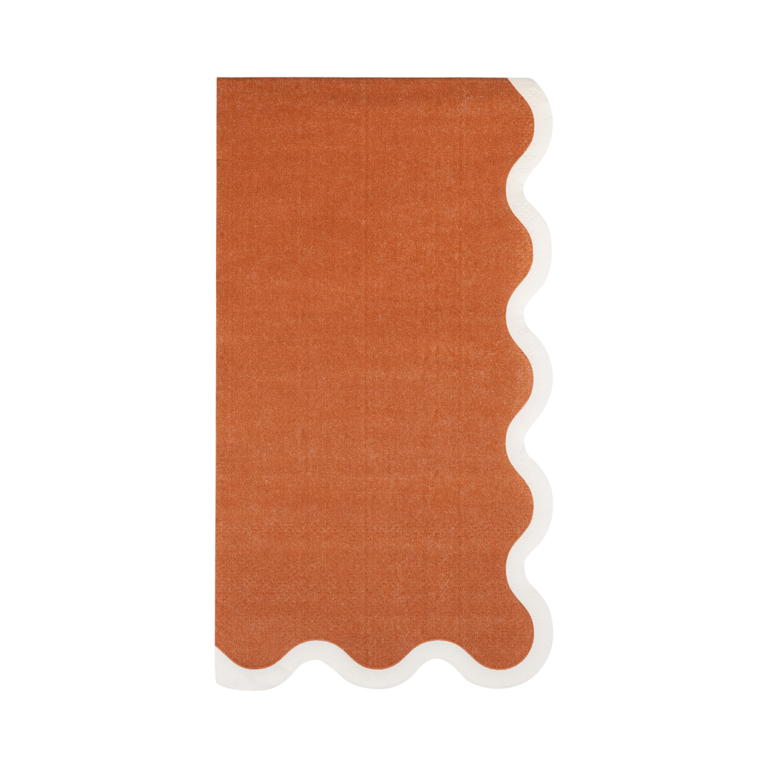 My Mind’s Eye Rust Ric Rac Dinner Paper Napkins