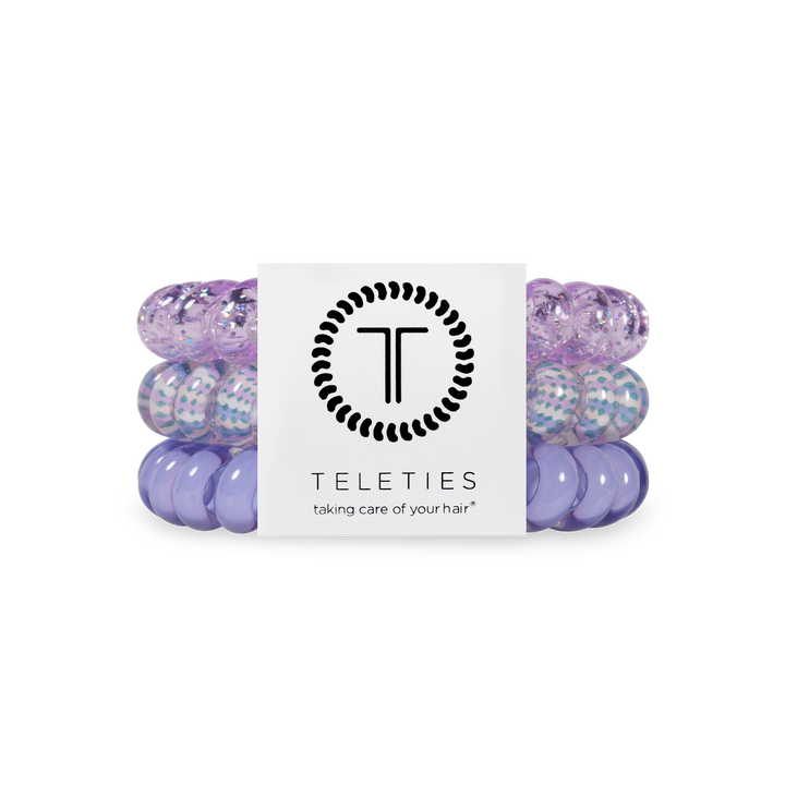 TELETIES Lavender Mist Spiral Hair Coils