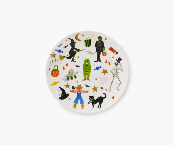 Rifle Paper Co. Halloween Parade Melamine Dessert Plate