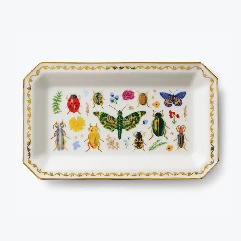 Rifle Paper Co. Curio Large Porcelain Catchall Tray