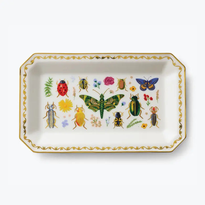 Rifle Paper Co. Curio Large Porcelain Catchall Tray