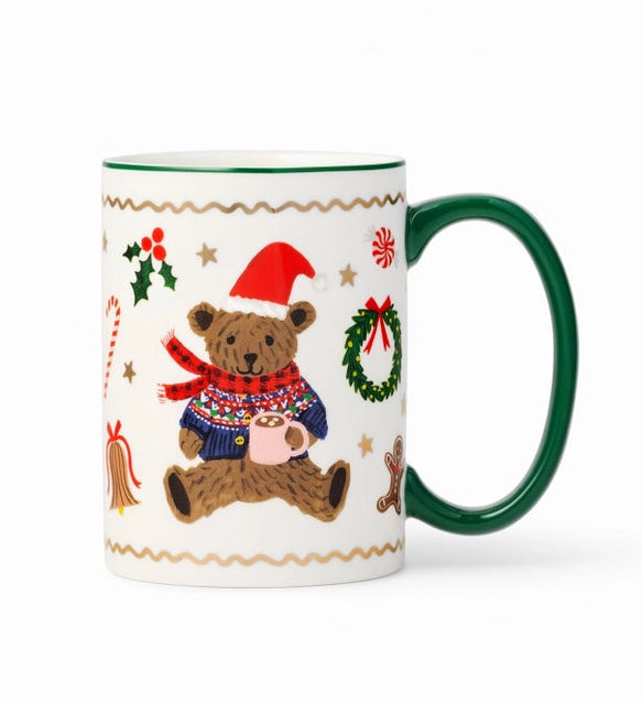 Rifle Paper Co. Beary Christmas Porcelain Mug