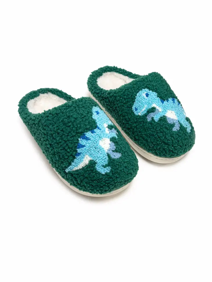 Living Royal Kid's Cozy Slippers Dino
