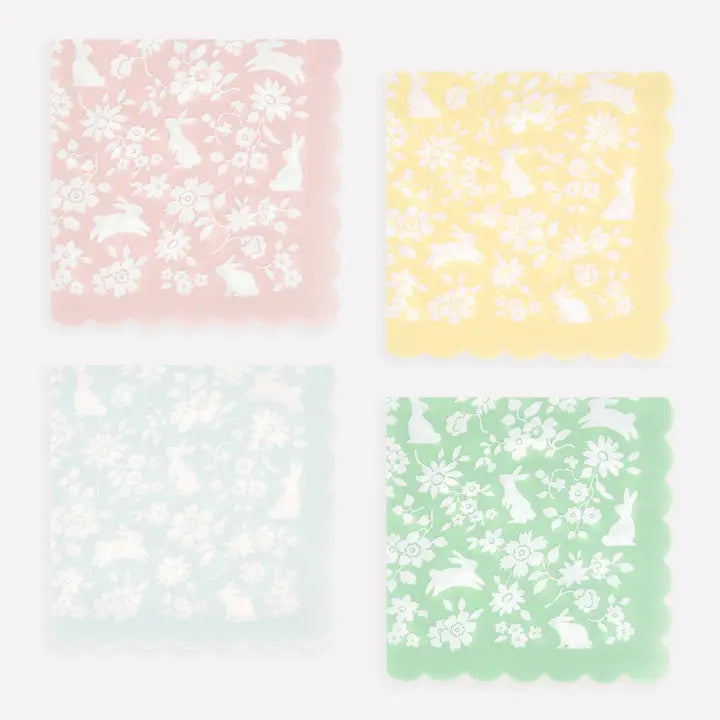 Meri Meri Small Ditsy Bunny Paper Napkins