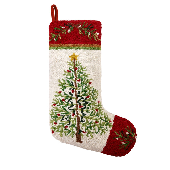 Pecking Handicrafts Holiday Pine Hook Stocking