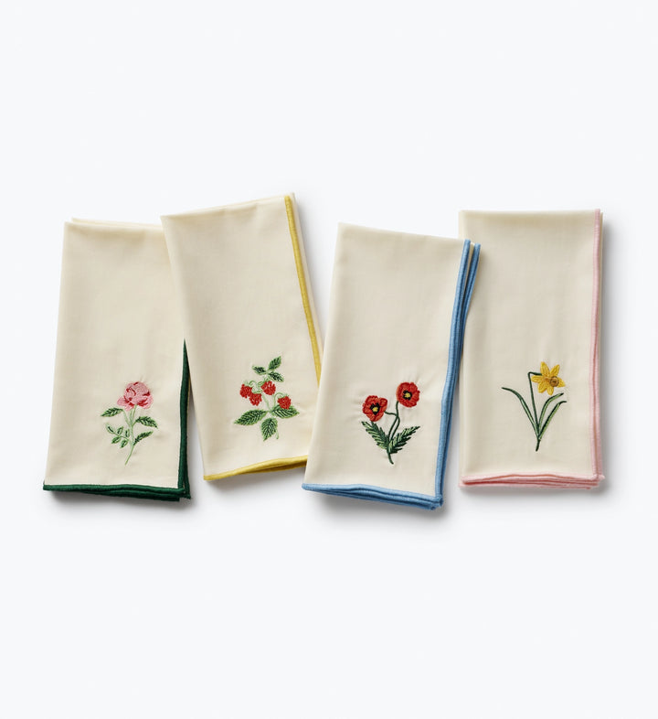 Rifle Paper Co. Garden Study Cotton Dinner Napkin