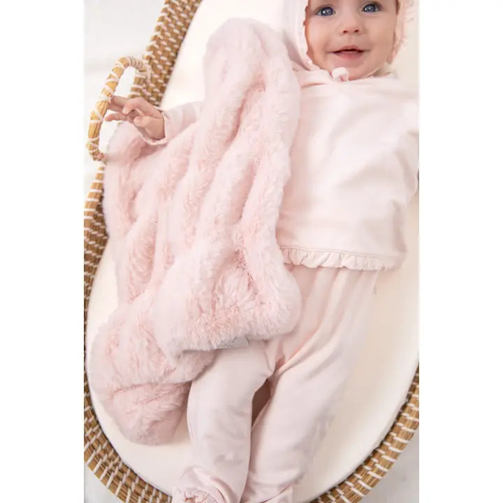 Bei Bei Thank Heaven for Little Girls Faux Fur Lovey