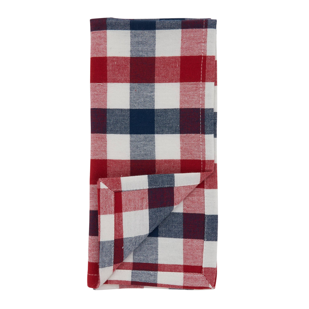 Patriotic Gingham Check Napkin