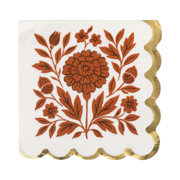 My Mind’s Eye Fall Flora Paper Cocktail Napkins