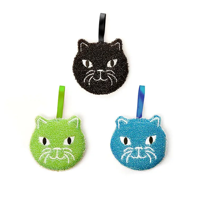 Kikkerland Design Cat Sponges (Set of 3)