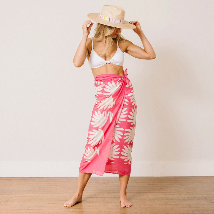 Sunshine Tienda Pink Lemonade Tile Sarong
