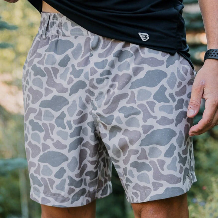 Burlebo Classic Deer Camo with Grey Pocket Everyday Short