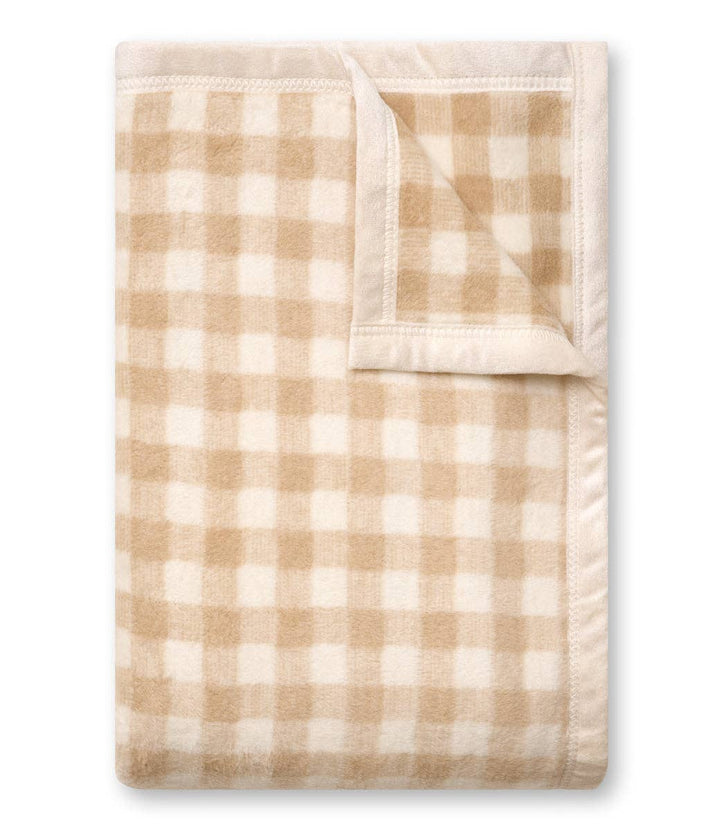 ChappyWrap Gingham Wheat Midi Blanket