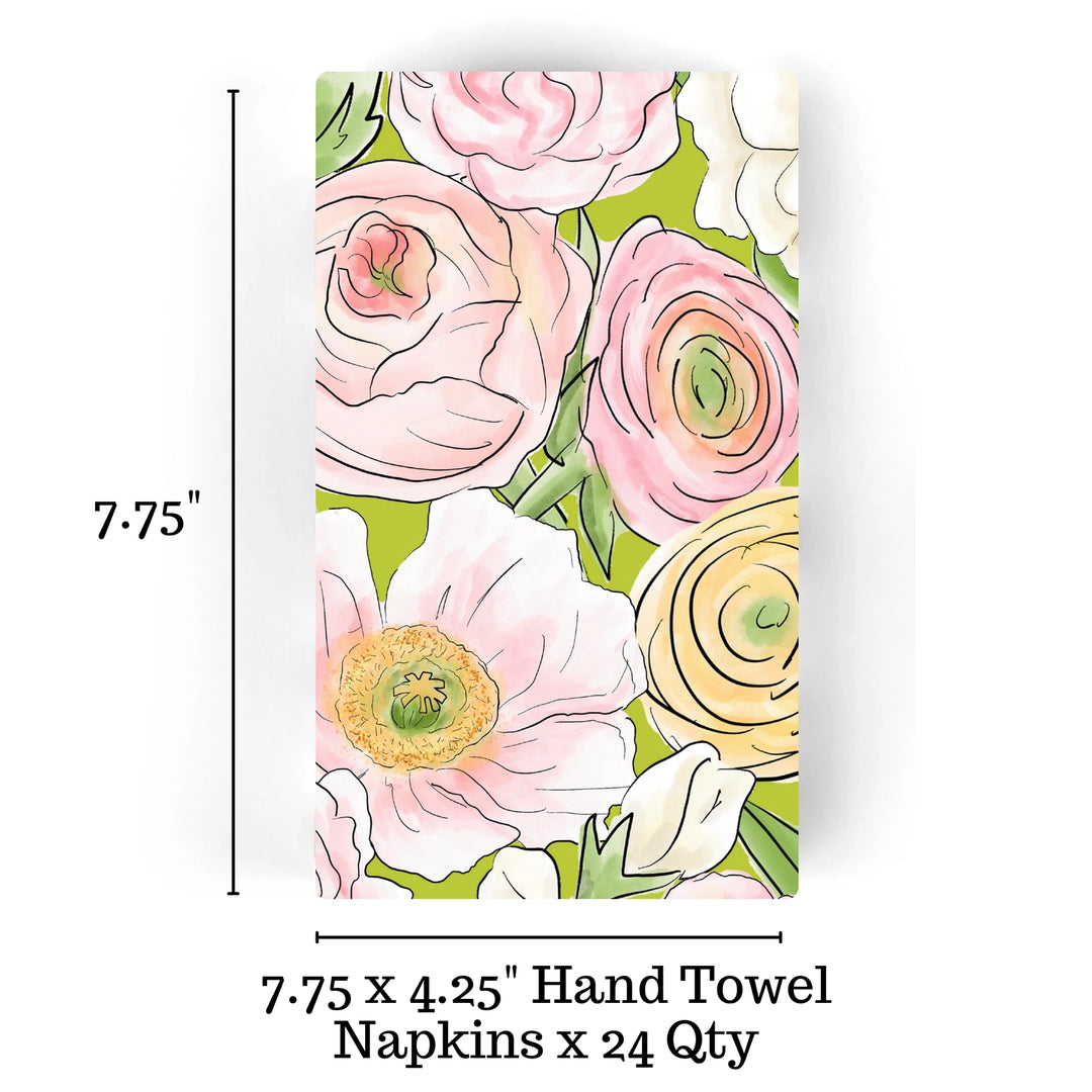 Fabuplates Fabulous Floral Guest Napkins