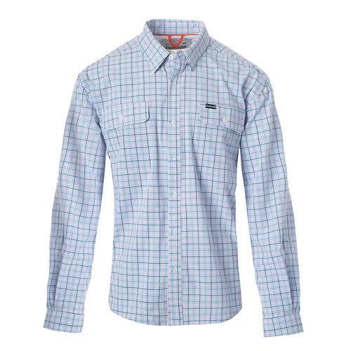 Fieldstone Outdoor Provisions Co. - Long Sleeve Sportsman Shirt - Blue