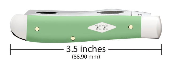 Case Knives Smooth Mint Green Synthetic Mini Trapper