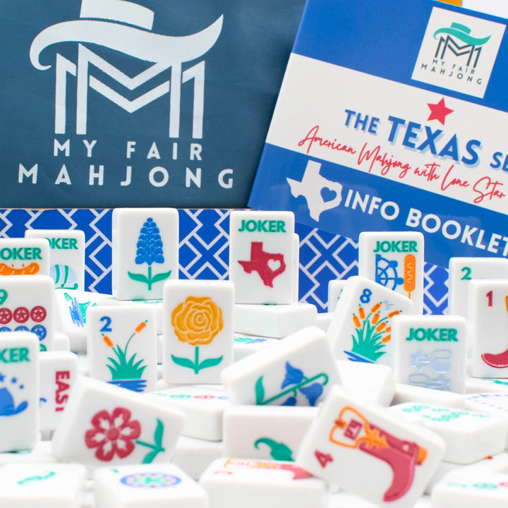 My Fair Mahjong The Texas Series | Mahjong with Lone Star Flair Tile Set