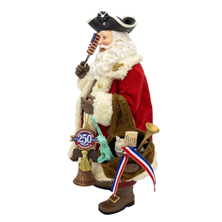Kurt Adler Fabriché™ 250th Anniversary of America Musical Santa