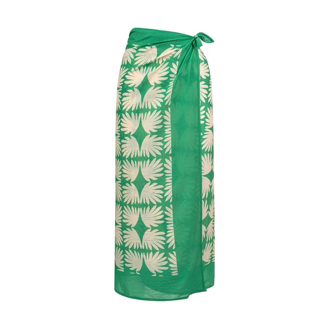 Sunshine Tienda Viridian Tile Sarong