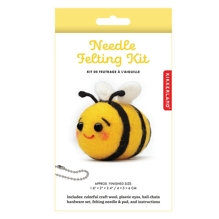 Kikkerland Bumble Bee Felting Kit