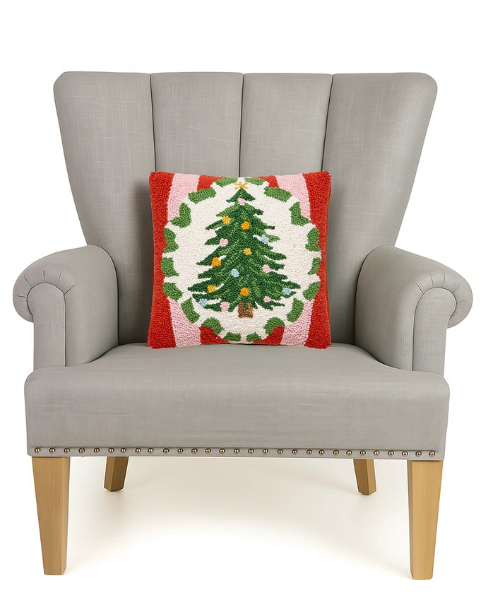 Pecking Handicrafts Holiday Frames Tree Hook Pillow