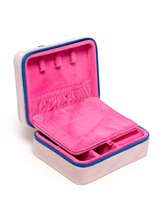 Living Royal Books Velvet Jewelry Zip Case