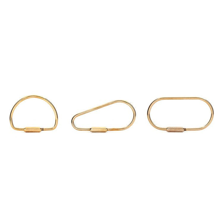 Kikkerland Brass Keyring