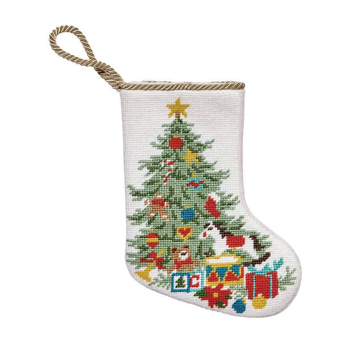 Peking Handicrafts Embroidered Mini Stocking