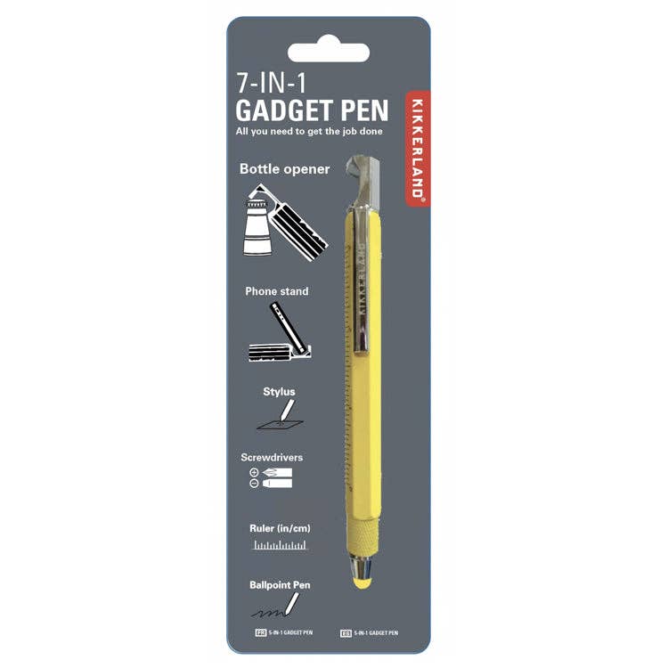 Kikkerland 7-in-1 Gadget Pen