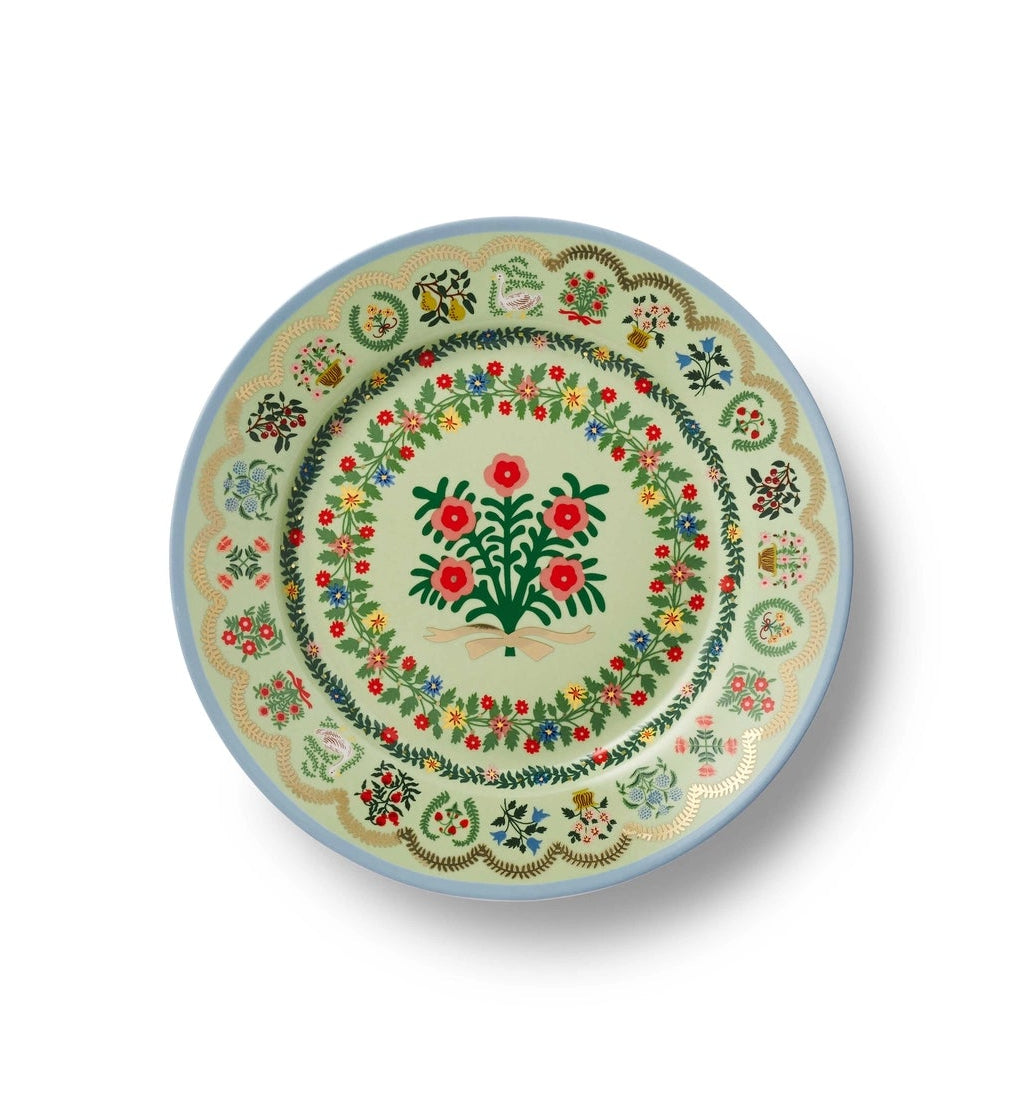 Rifle Paper Co Rosette Porcelain Dessert Plate