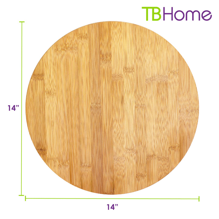 Totally Bamboo 14" Bamboo Lazy Susan Turntable