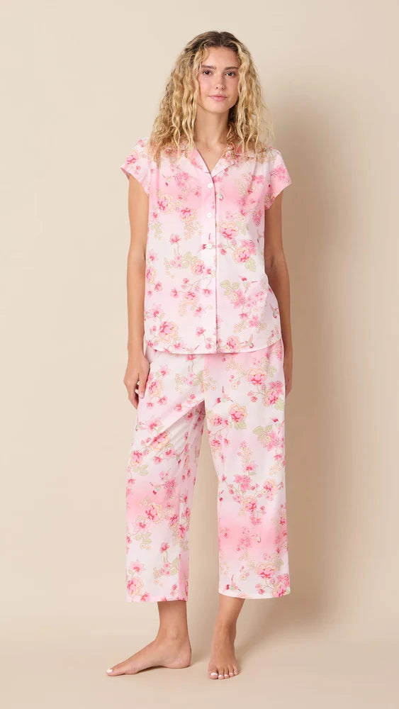 The Cat's Pajamas Luxe Pima Capri Set