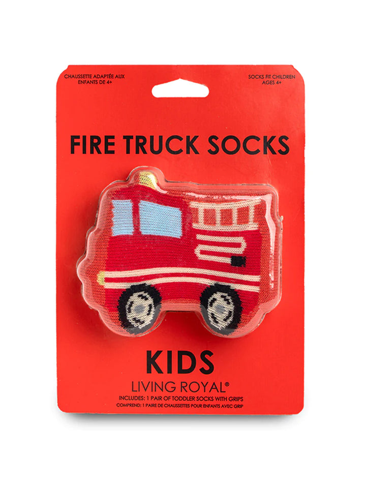 Living Royal Kid's 3D Firetruck Socks