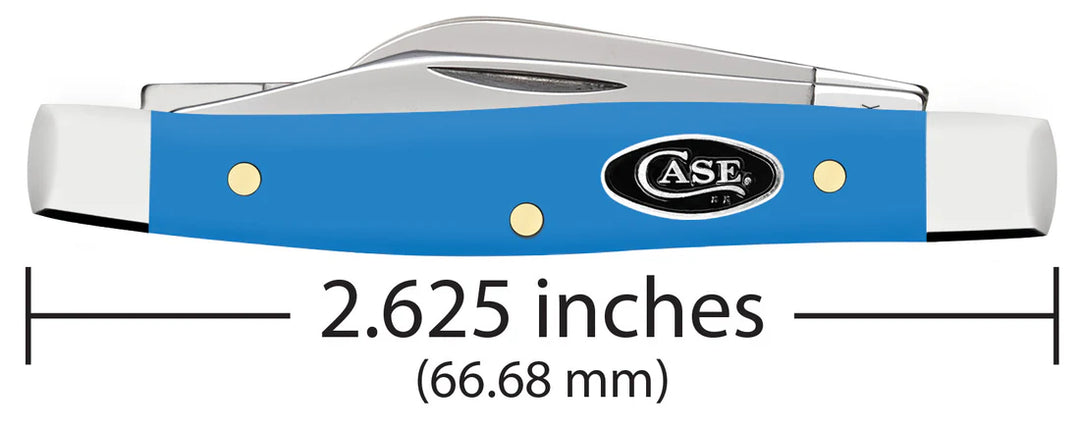 Case Knives Smooth Light Blue Synthetic Small Stockman