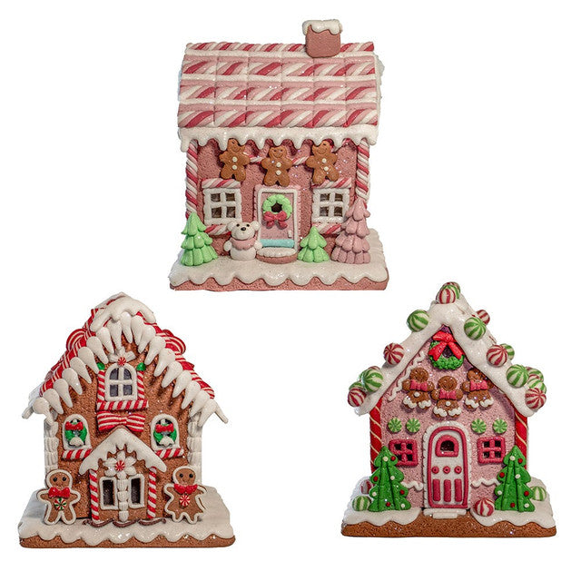 Kurt Adler Battery Operated LED Lighted Gingerbread House