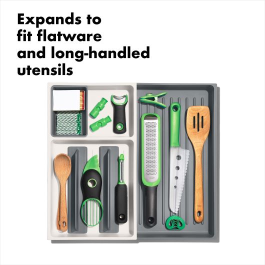 OXO - Large Expandable Kitchen Tool Drawer Organizer