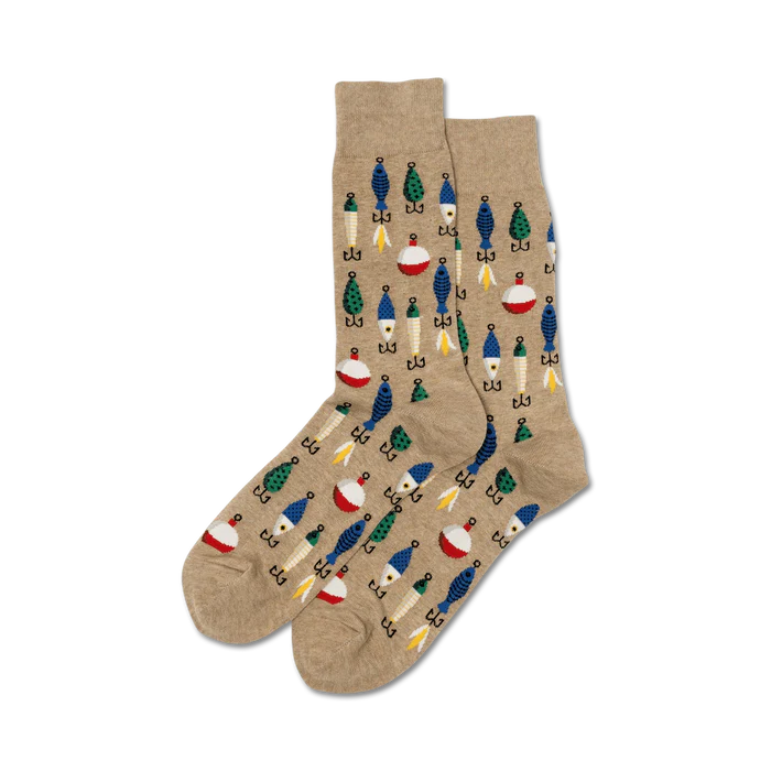 Hot Sox Men's Socks Fishing Lures