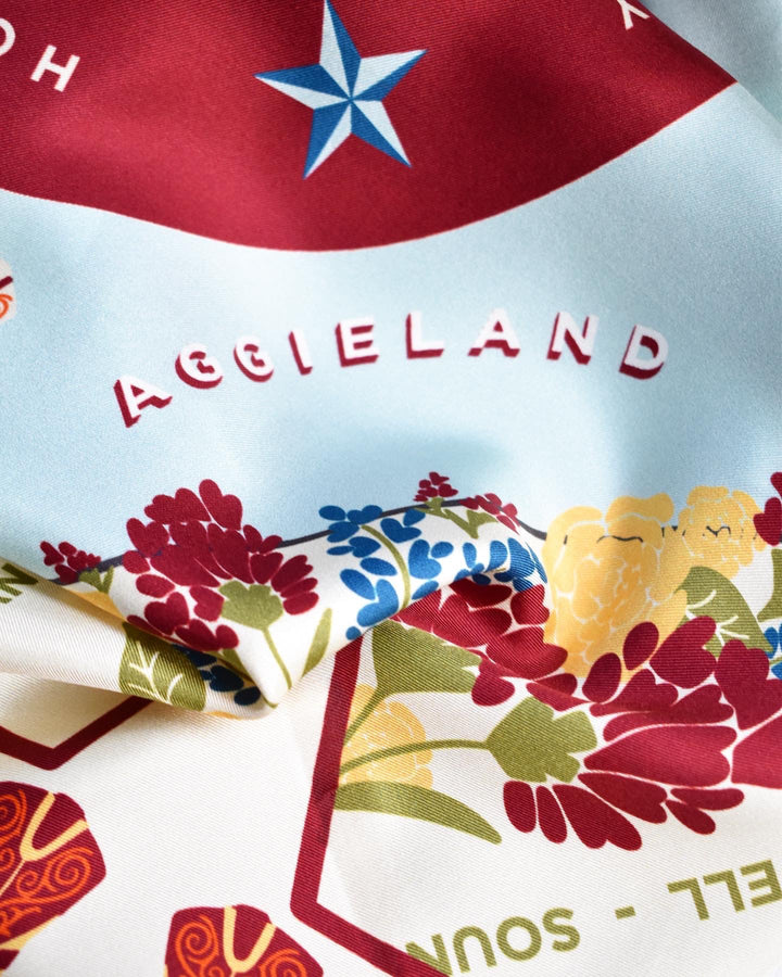 Saturday Silks Texas A&M Aggies Saturday Scarf