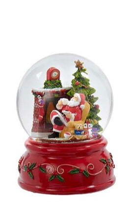 Kurt Adler Musical Santa Snowglobe