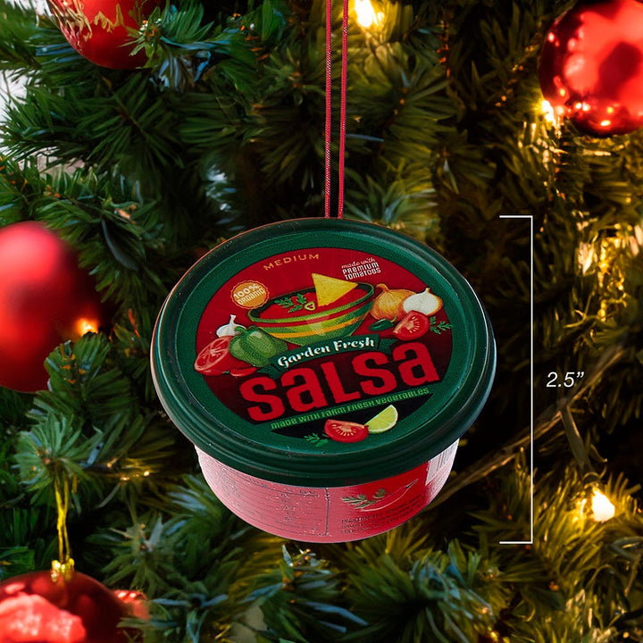 Tortilla Chips, Salsa & Guacamole Dipping Sauce Ornament