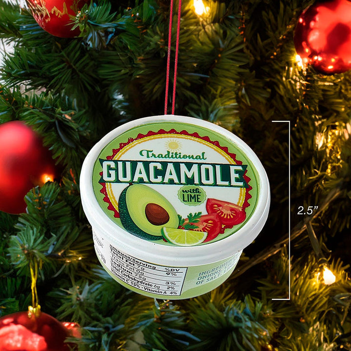 Tortilla Chips, Salsa & Guacamole Dipping Sauce Ornament