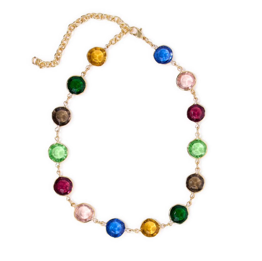 Jocelyn Multicolor Glass Necklace