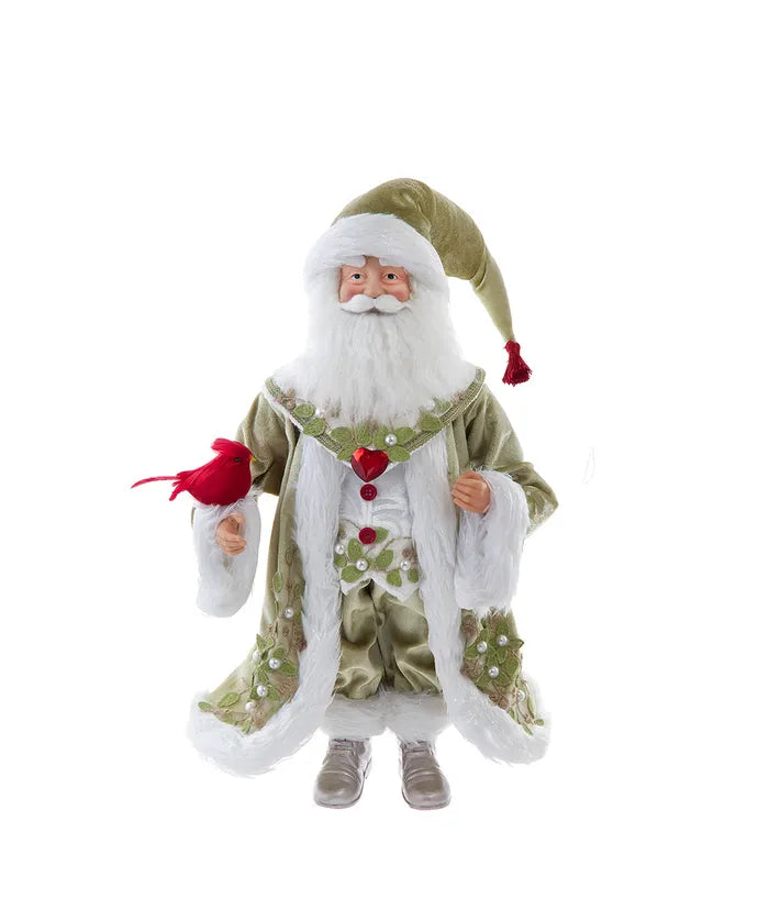 Kurt Adler 18" KSA Kringles Mistletoe Kisses Santa