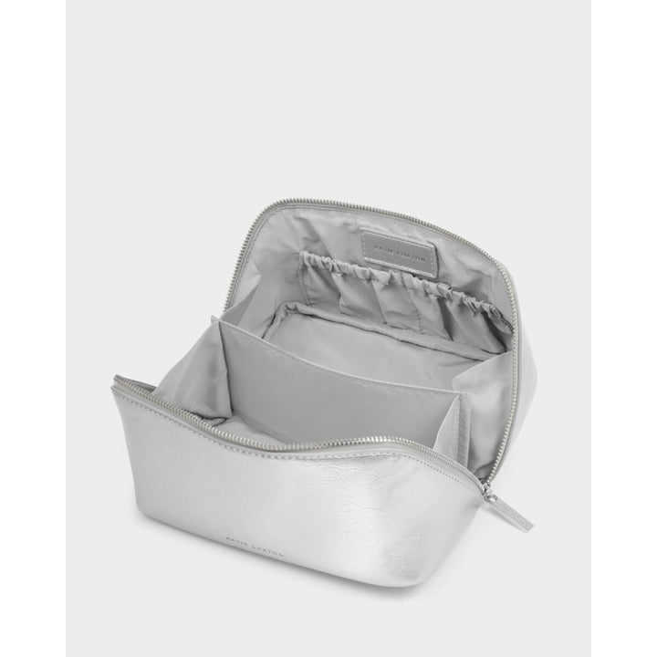 Katie Loxton Fold Out Toiletry Bag Silver