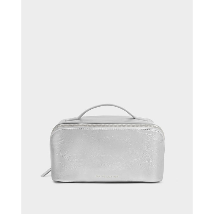 Katie Loxton Fold Out Toiletry Bag Silver